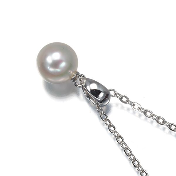 MIKIMOTO（ミキモト） ネックレス パール 真珠 7.1mm 一粒 シルバー