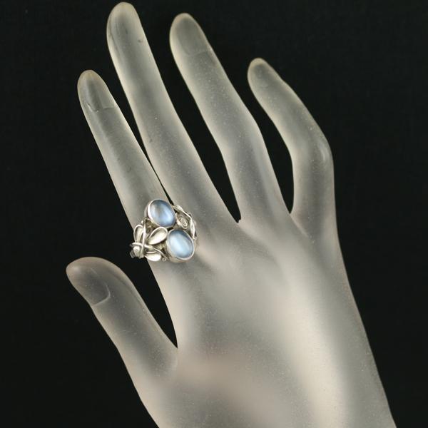 Georg Jensen ジョージジェンセン リング ムーンストーン リング 