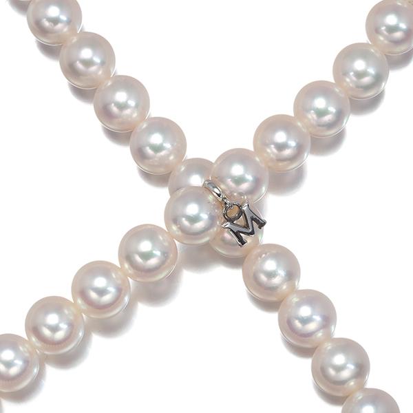 ミキモト　クリスマス限定パールネックレス MIKIMOTO（ミキモト） ネックレス パール 真珠 7.5-8.4mm K18WG