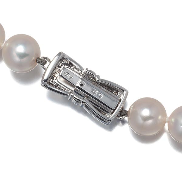 MIKIMOTO（ミキモト） ネックレス パール 真珠 7.5-8.4mm K18WG