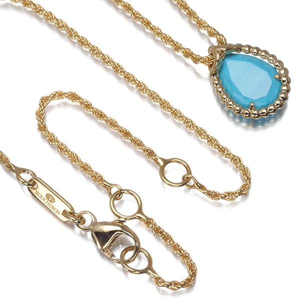 ブシュロン ネックレス ターコイズ トルコ石 セルパンボエム スモール K18YG BLJ 大幅値下げ品 | BOUCHERON | 02