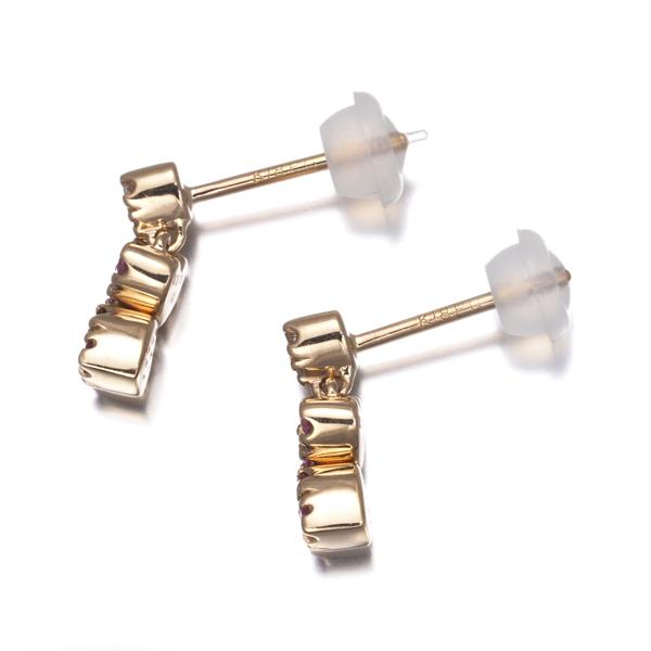 Ponte Vecchio（ポンテヴェキオ） ピアス ルビー 0.08ct サファイア