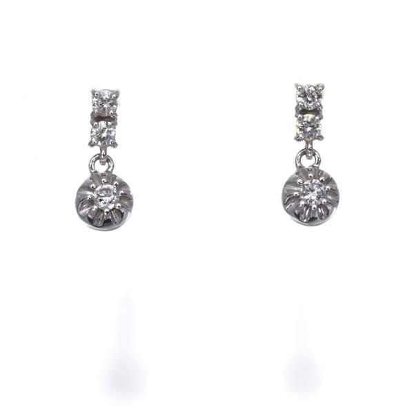 【ジョンミ】STAR JEWELRY k18WGダイヤモンド0.04 STAR JEWELRY（スタージュエリー） ピアス ダイヤ ダイヤモンド 0.04ct