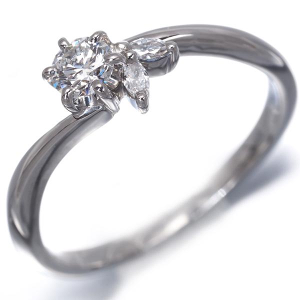 俄（NIWAKA） ニワカ リング ダイヤ ダイヤモンド 0.25ct G VVS2 3EX