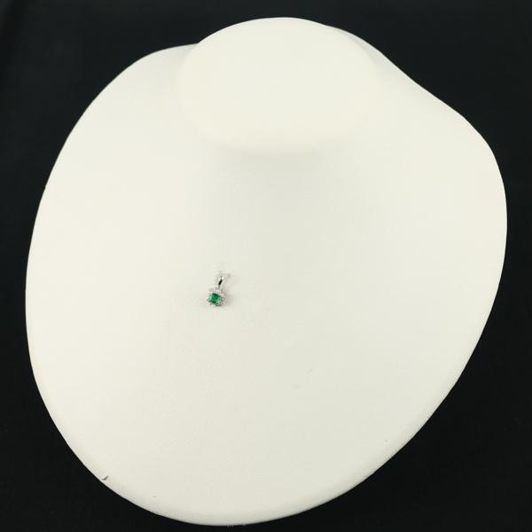 エメラルド 0.17ct ダイヤ ダイヤモンド 0.24ct ホースシュー 3WAY ペンダントトップ Pt900 GENJ 大幅値下げ品 |  | 06