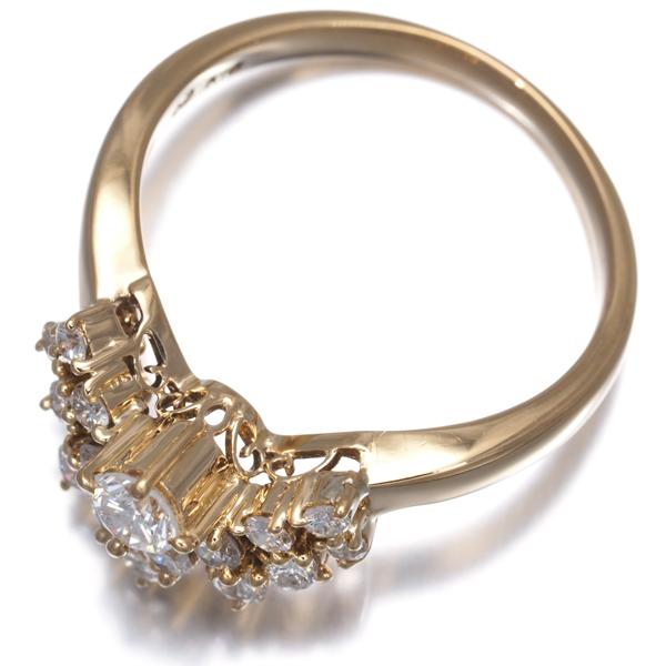 TASAKI（タサキ） リング ダイヤ ダイヤモンド 0.58ct 12号 K18YG 指輪
