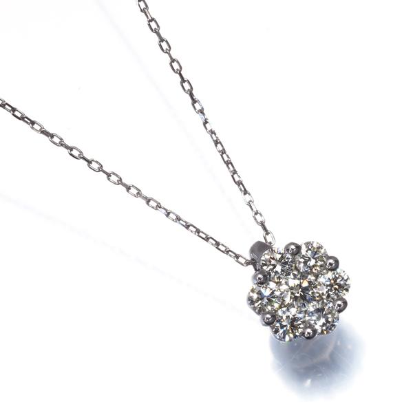GSTV ネックレス ダイヤ ダイヤモンド 0.35ct/0.65ct フラワー 3way Pt950/Pt850 BLJ/GENJ |  | 03