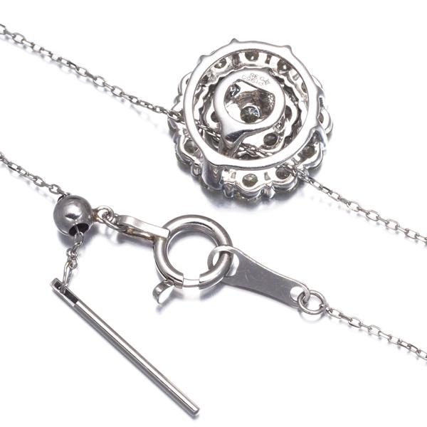 GSTV ネックレス ダイヤ ダイヤモンド 0.35ct/0.65ct フラワー 3way Pt950/Pt850 BLJ/GENJ |  | 04