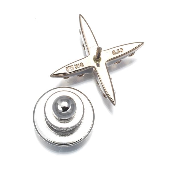 カシケイ ブローチ ブラウンダイヤ ダイヤモンド 0.50ct ネイキッド