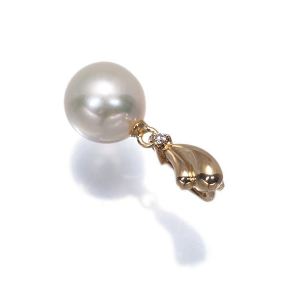 TASAKI（タサキ） ペンダントトップ パール 真珠 7.5mm ダイヤ