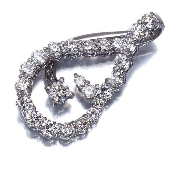 モニッケンダム ペンダントトップ ダイヤ ダイヤモンド 1.77ct K18WG BLJ_6