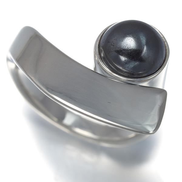 Georg Jensen（ジョージ ジェンセン） リング ヘマタイト HaH 10号 