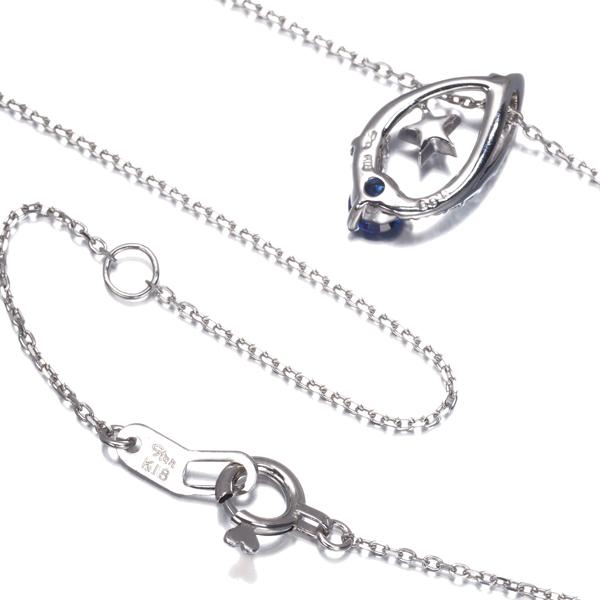 STAR JEWELRY（スタージュエリー） ネックレス サファイア ダイヤ 