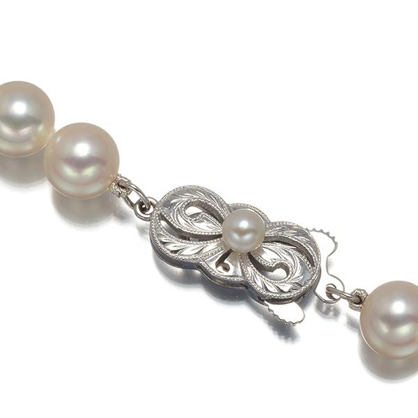 MIKIMOTO（ミキモト） ネックレス パール 真珠 7.0-7.4mm K14WG BLJ
