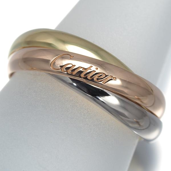 Cartier（カルティエ） トリニティ リング スリーカラー SM 48号 K18YG