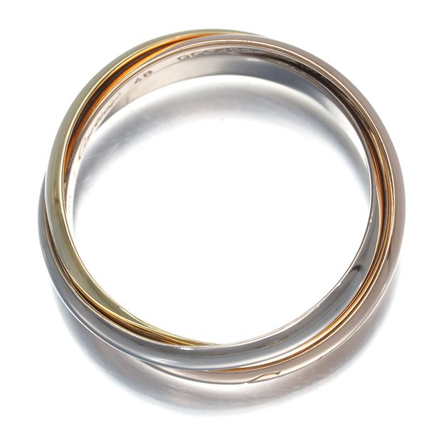Cartier（カルティエ） トリニティ リング スリーカラー SM 48号 K18YG