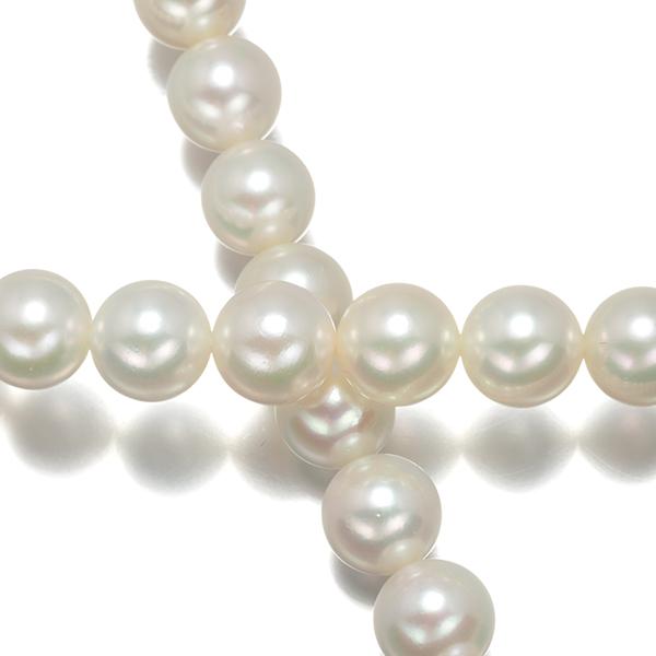 MIKIMOTO（ミキモト） ネックレス パール 真珠 7.0-7.5mm シルバー BLJ