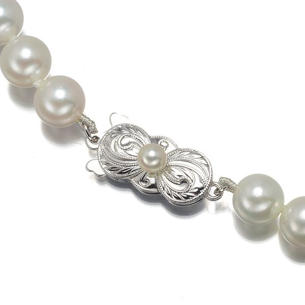 MIKIMOTO（ミキモト） ネックレス パール 真珠 7.0-7.5mm シルバー BLJ
