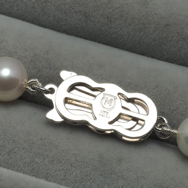 MIKIMOTO（ミキモト） ネックレス パール 真珠 7.0-7.5mm シルバー BLJ