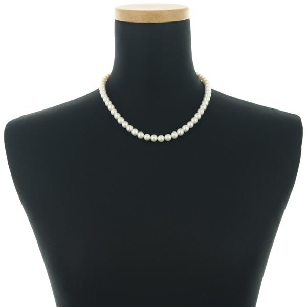MIKIMOTO（ミキモト） ネックレス パール 真珠 7.0-7.5mm シルバー BLJ