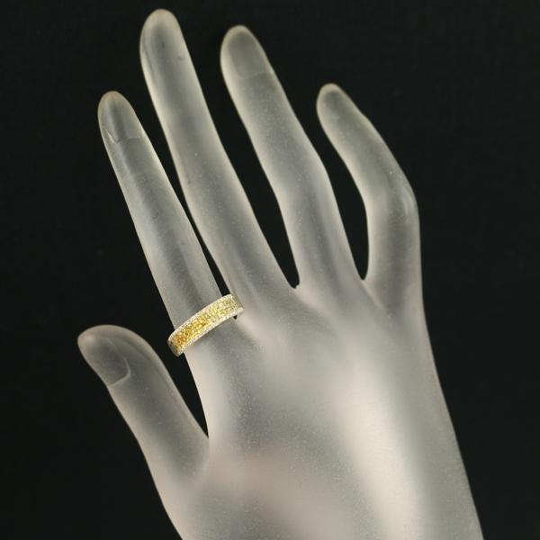 イエローサファイア 0.80ct ダイヤ ダイヤモンド 0.12ct ミステリー 