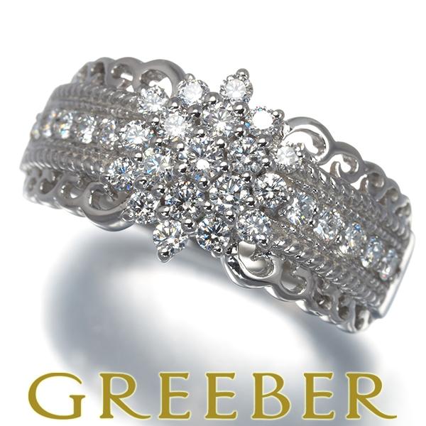 ダイヤ ダイヤモンド 0.55ct パヴェ フラワー リング Pt950 指輪 GENJ : グリーバー - 通販 - Yahoo!ショッピング