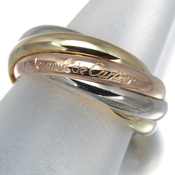 Cartier（カルティエ） トリニティ リング スリーカラー 5連 SM 49号