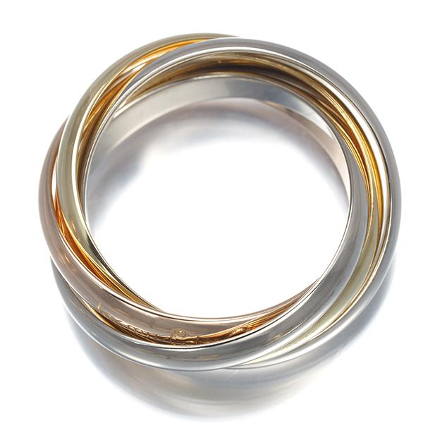 Cartier（カルティエ） トリニティ リング スリーカラー 5連 SM 49号