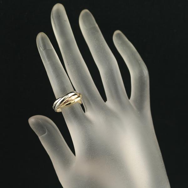 Cartier（カルティエ） トリニティ リング スリーカラー 5連 SM 49号