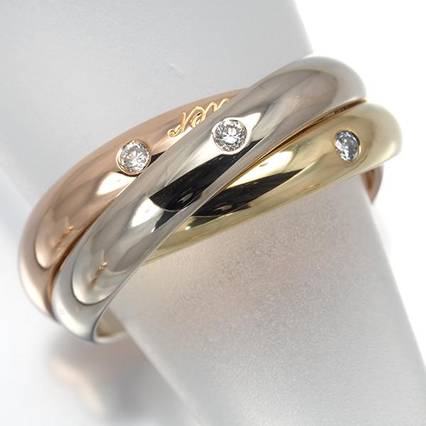 Cartier（カルティエ） トリニティ リング ダイヤ ダイヤモンド スリー