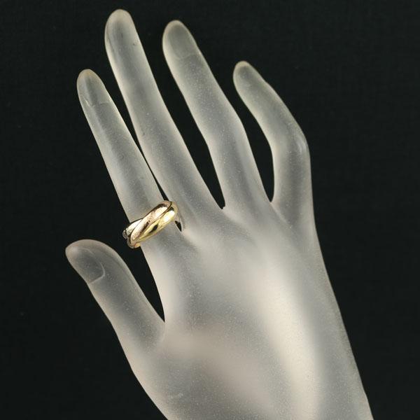 Cartier（カルティエ） トリニティ リング スリーカラー クラシック 50