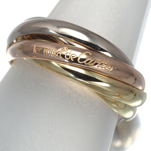 Cartier（カルティエ） トリニティ リング スリーカラー SM 5連 53号