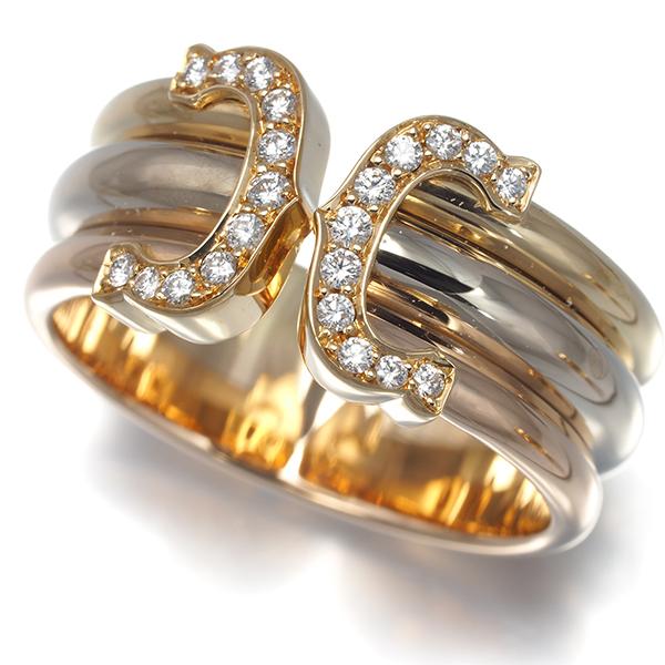 Cartier（カルティエ） リング ダイヤ ダイヤモンド 2C ドゥーブルC C2