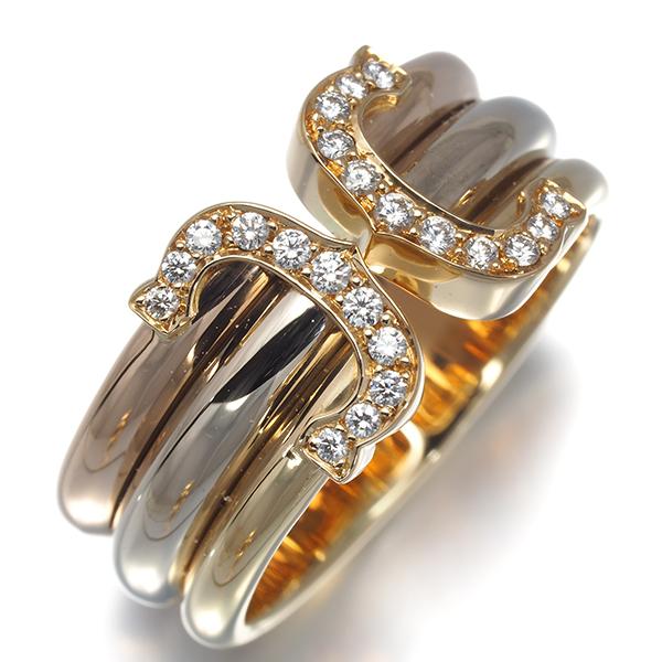 Cartier（カルティエ） リング ダイヤ ダイヤモンド 2C ドゥーブルC C2