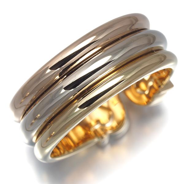 Cartier カルティエ　2C ドゥーブルC C2 スリーカラー　52号 Cartier（カルティエ） リング ダイヤ ダイヤモンド 2C ドゥーブルC C2