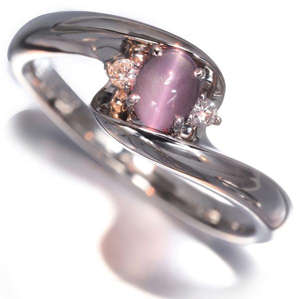 アレキサンドライトキャッツアイ 0.457ct ダイヤ ダイヤモンド 0.05ct リング Pt900 ソーティング 指輪 GENJ |  | 07