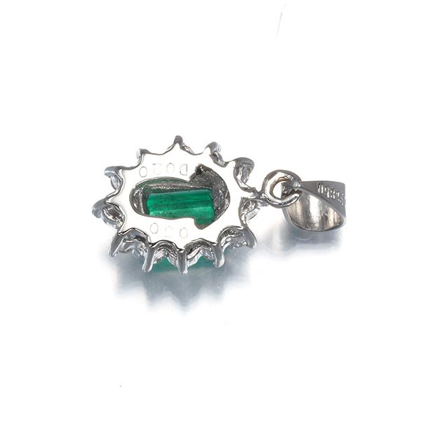 エメラルド 0.50ct ダイヤ ダイヤモンド 0.20ct クラシック ペンダントトップ Pt850 GENJ 大幅値下げ品 |  | 02