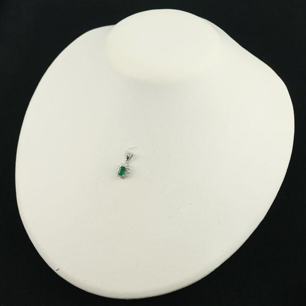 エメラルド 0.50ct ダイヤ ダイヤモンド 0.20ct クラシック ペンダントトップ Pt850 GENJ 大幅値下げ品 |  | 03