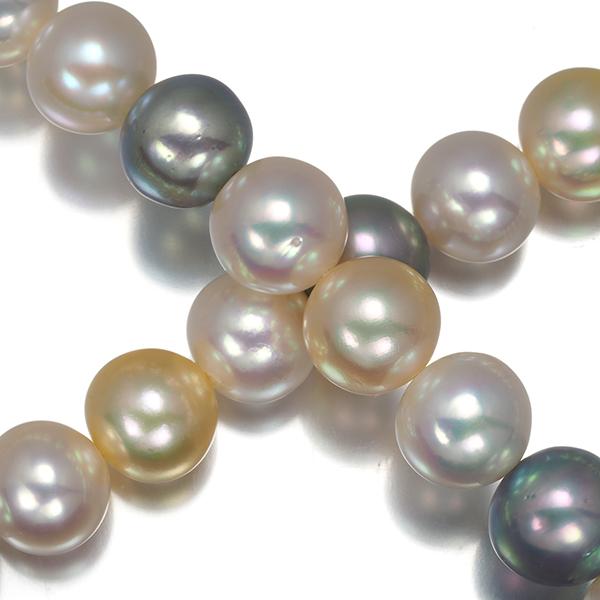 TASAKI（タサキ） ネックレス グレーパール 真珠 8.8-9.4mm マルチ