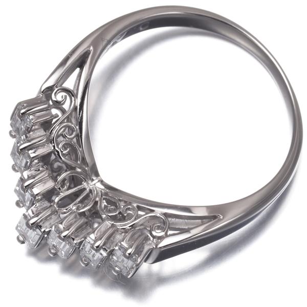 TASAKI（タサキ） リング ダイヤ ダイヤモンド 0.73ct バゲットカット