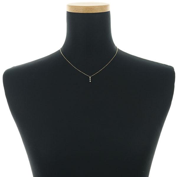 TASAKI（タサキ） ネックレス ダイヤ ダイヤモンド 0.05ct 3P K18YG 