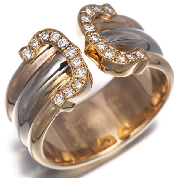 Cartier（カルティエ） リング ダイヤ ダイヤモンド 2C ドゥーブルC C2