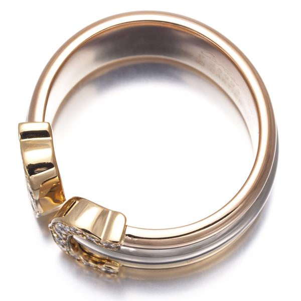 Cartier カルティエ　2C ドゥーブルC C2 スリーカラー　52号 Cartier（カルティエ） リング ダイヤ ダイヤモンド 2C ドゥーブルC C2