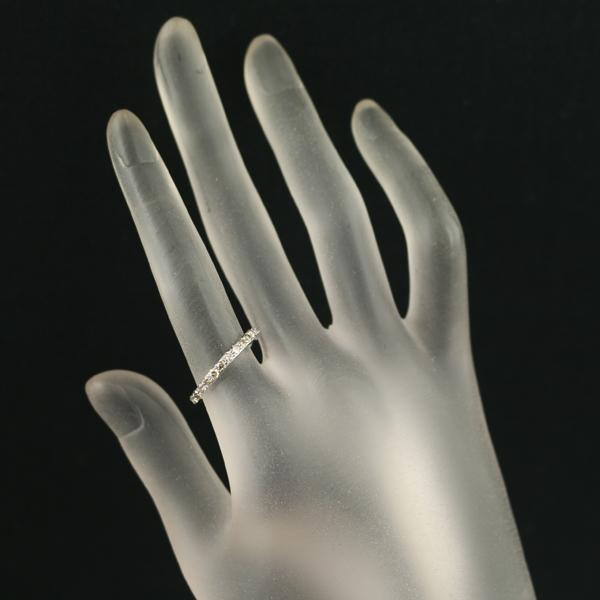 ブラウンダイヤ ダイヤモンド 0.45ct ハーフエタニティ リング K18WG