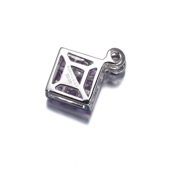 ピンクサファイア 0.57ct ダイヤ ダイヤモンド 0.08ct ミステリー 