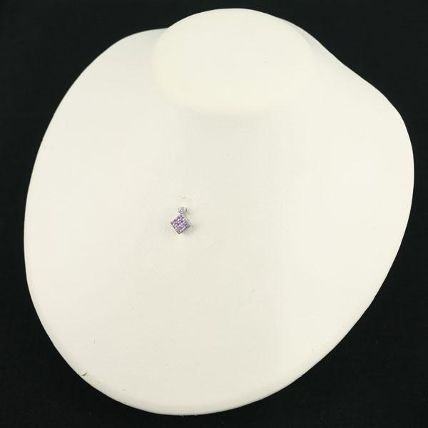 ピンクサファイア 0.57ct ダイヤ ダイヤモンド 0.08ct ミステリー 
