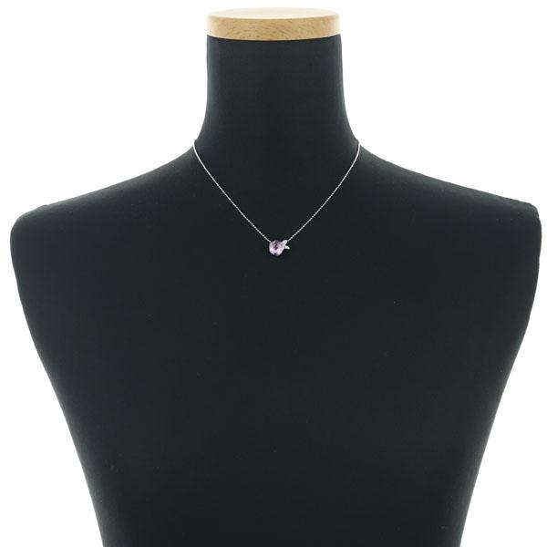 TASAKI タサキ ネックレス アメジスト ダイヤ ダイヤモンド 0.02ct フラワー K18WG BLJ_3