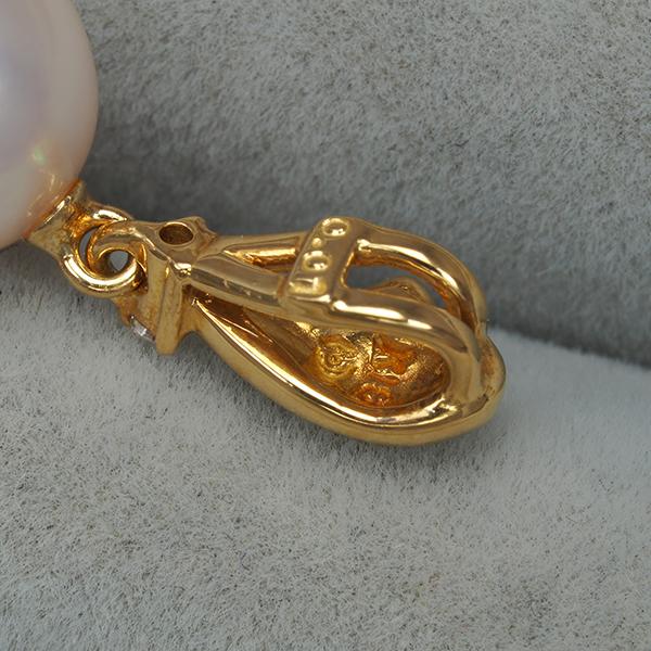 [値下げ交渉可能]TASAKI タサキ ペンダント トップ ダイヤモンド TASAKI（タサキ） ペンダントトップ パール 真珠 7.7mm ダイヤ