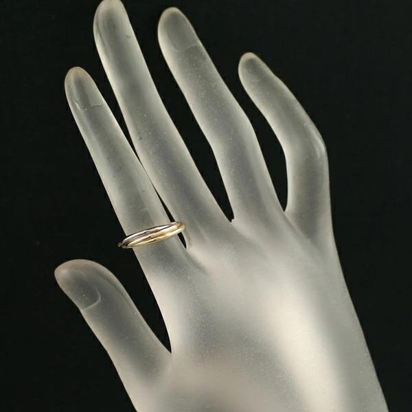 Cartier（カルティエ） トリニティ リング スリーカラー XS 49号 K18YG 