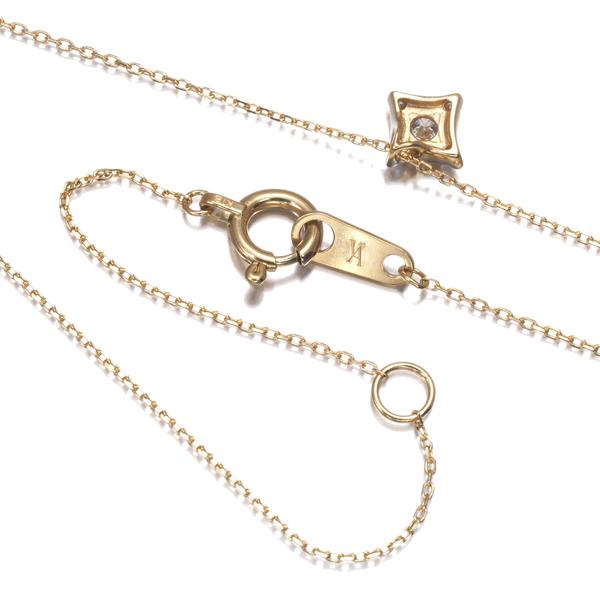 ヴァンドーム ネックレス ダイヤ ダイヤモンド 0.06ct リュール K18YG BLJ/GENJ 大幅値下げ品_2